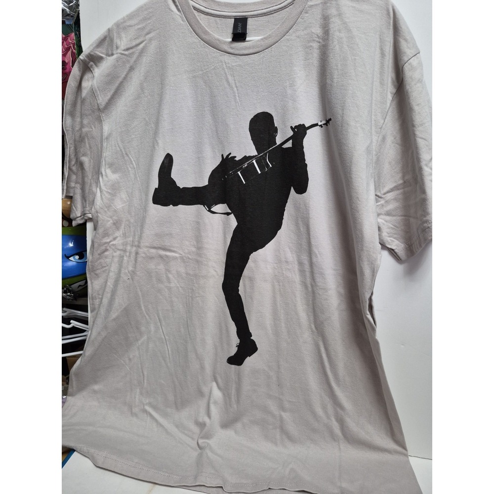 BRYAN ADAMS TOUR 2024 T SHIRT Size XL Concert Tee Double Sided Gray Short Sleeve